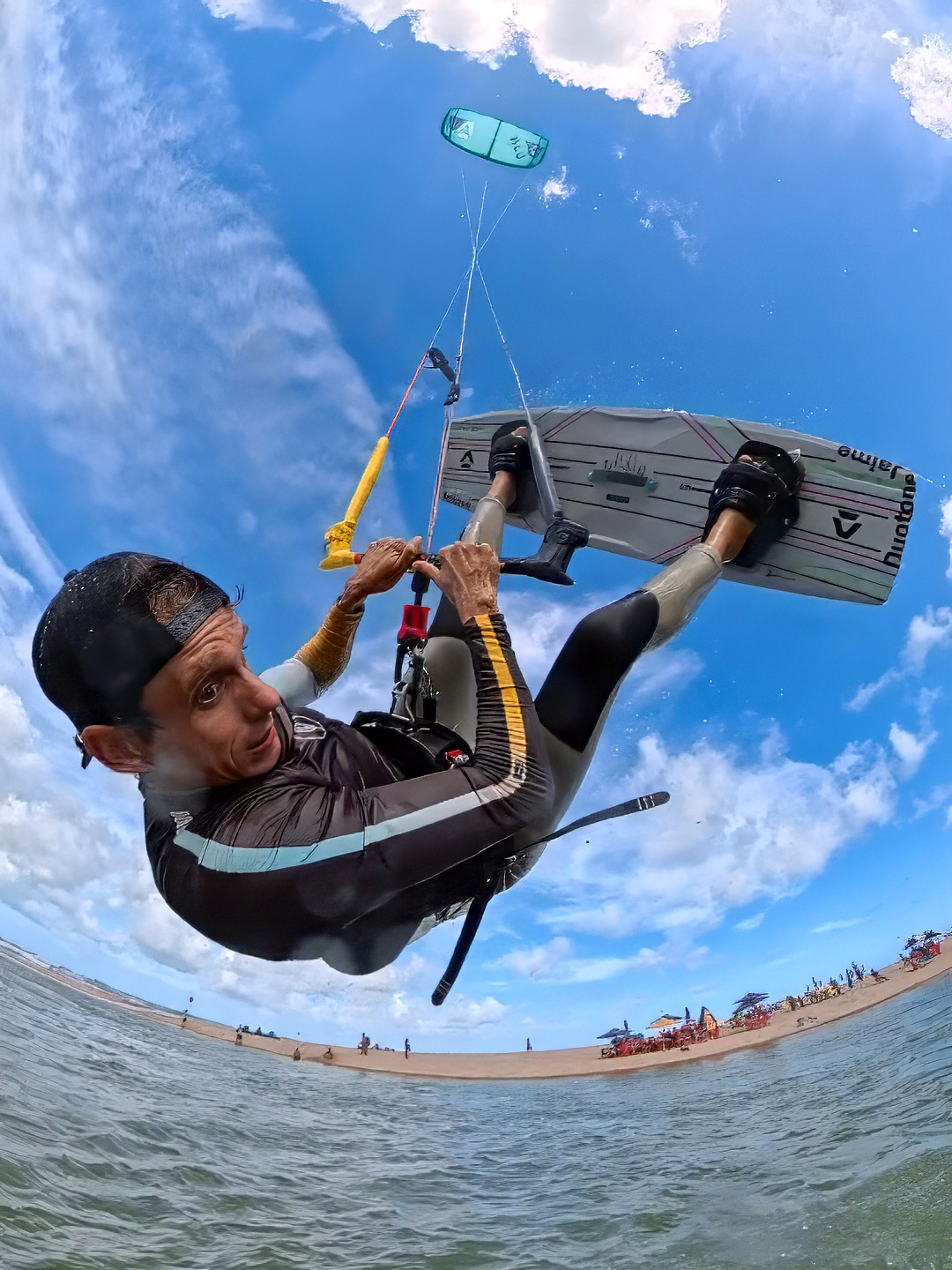 Fotografia de kitesurf