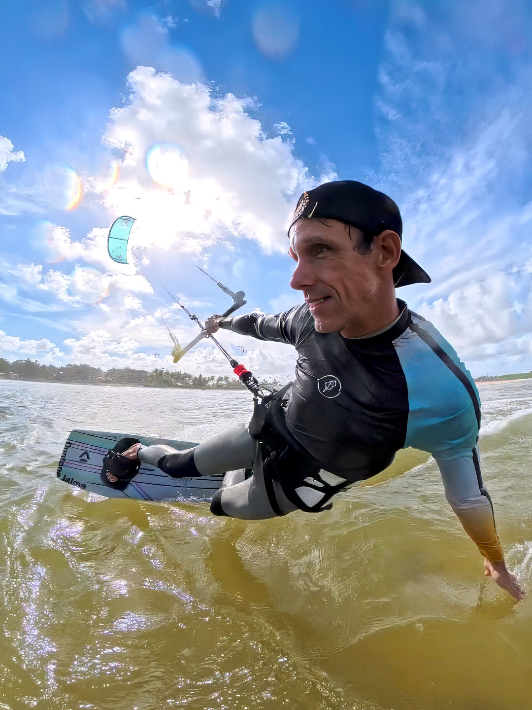 Fotografia de kitesurf